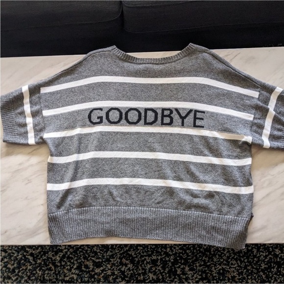 Banana Republic Stripped Goodbye Sweater XL - Picture 5 of 7